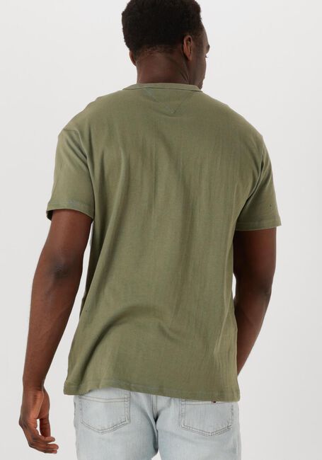 Groene TOMMY JEANS T-shirt TJM RLX LINEAR LOGO TEE - large