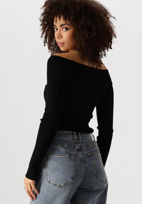 CATWALK JUNKIE RIB V-NECK KNIT Hauts & T-shirts en noir - large