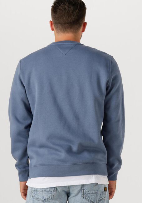 TOMMY JEANS Pull TJM REG S FLAG CREW EXT en bleu - large