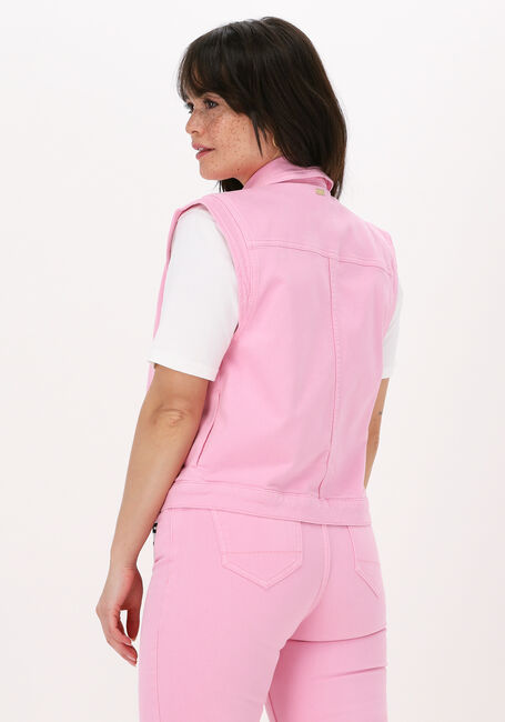 Roze POM AMSTERDAM Gilet DENIM - large