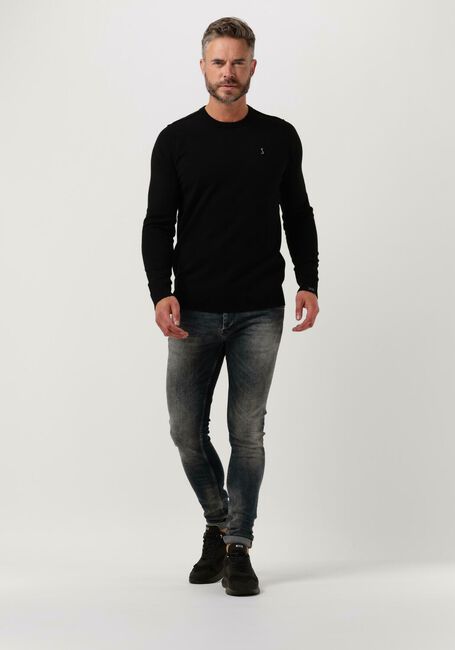 BUTCHER OF BLUE Pull CLIFDEN CREW en noir - large