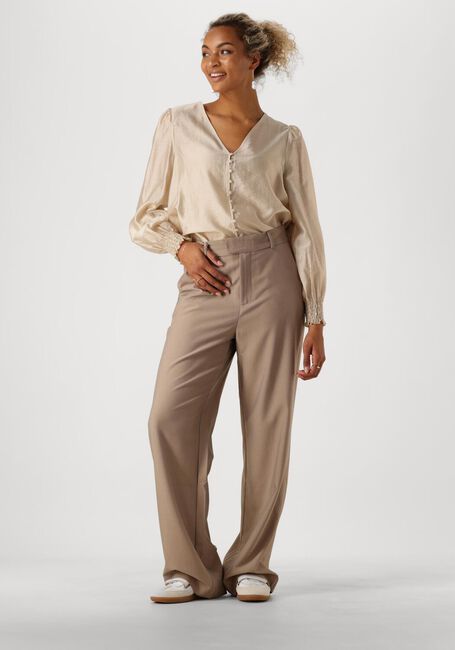 Beige MSCH COPENHAGEN  MSCHIBINA ROMINA SHIRT - large