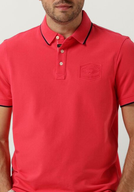 PME LEGEND Polo SHORT SLEEVE POLO STRETCH PIQUE PACKAGE en rose - large