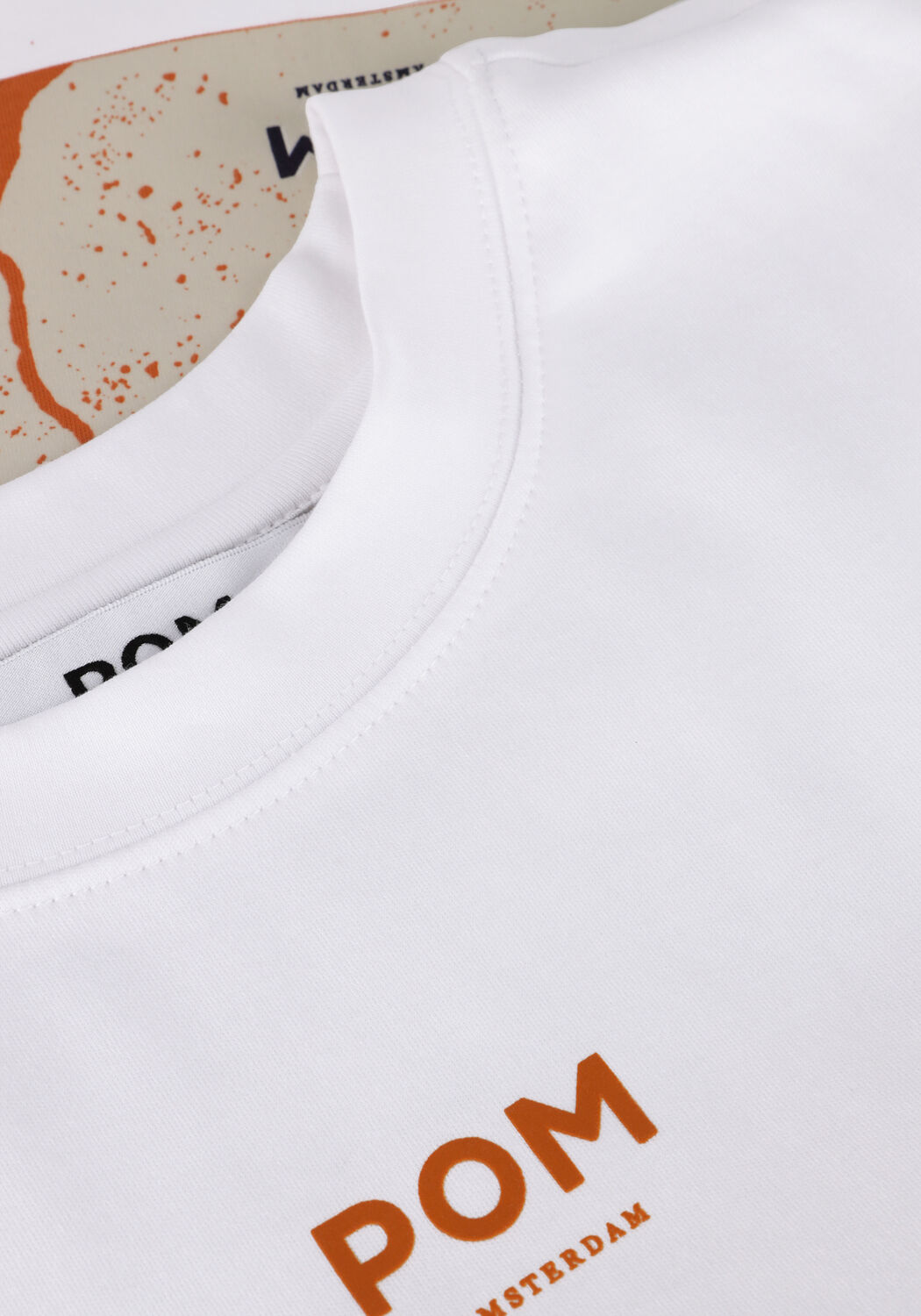 POM AMSTERDAM T-shirt THE ADVENTURIST en blanc - large