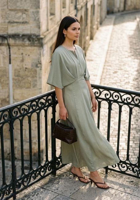 COPENHAGEN MUSE Robe maxi CMVIANNA-DRESS Kaki - large