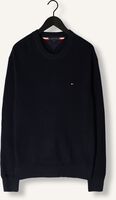 Donkerblauwe TOMMY HILFIGER Trui STRUCTURE CREW NK Donkerblauwe TOMMY HILFIGER Trui STRUCTURE CREW NK - medium