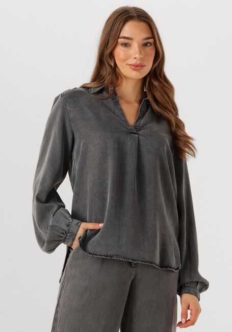 Donkergrijze SIMPLE  WV-TENCEL-TWILL-25-3 - large