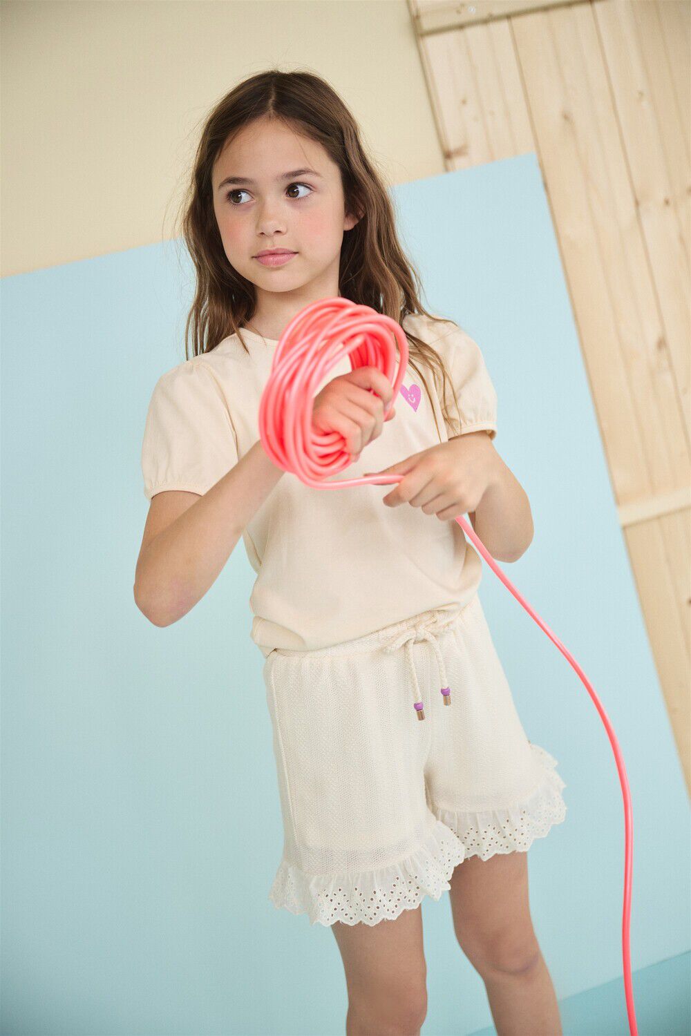 NONO Pantalon courte SARA STRUCTURED SHORT Cr&egrave;me - large