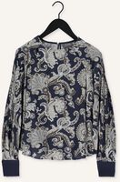 Blauwe MOS MOSH  URIKA PERSIA LS BLOUSE Blauwe MOS MOSH  URIKA PERSIA LS BLOUSE - medium