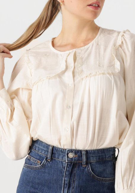 Ecru LOLLYS LAUNDRY  DOOBLELL SHIRT LS - large