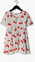 Gebroken wit CARLIJNQ Mini jurk CHERRY - DRESS WITH 3 BUTTONS - medium