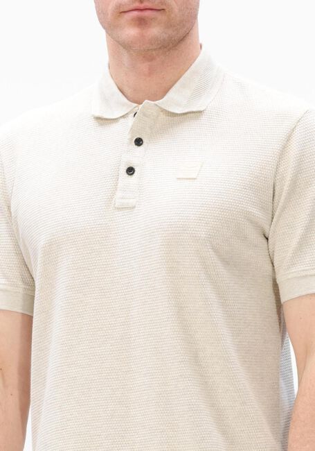 PME LEGEND Polo POPCORN JERSEY en beige - large
