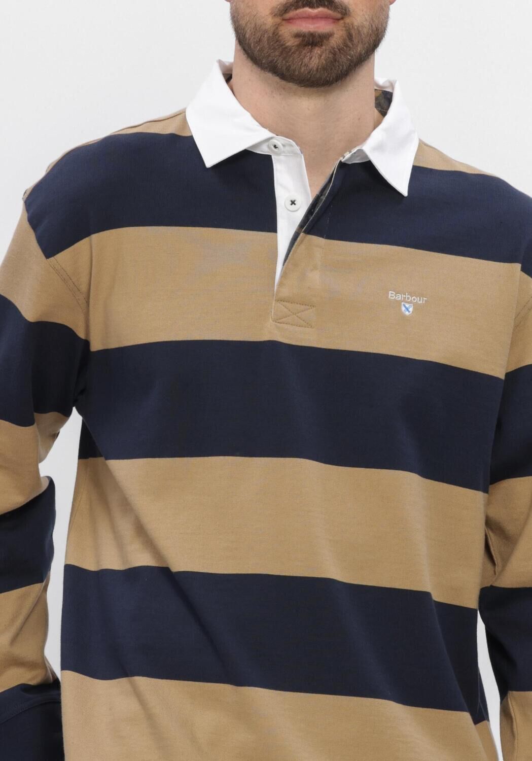 BARBOUR Polo BROOME RUGBY SHIRT en beige - large