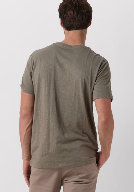 SELECTED HOMME T-shirt SLHASPEN SLUB SS O-NECK TEE NOOS en vert - large