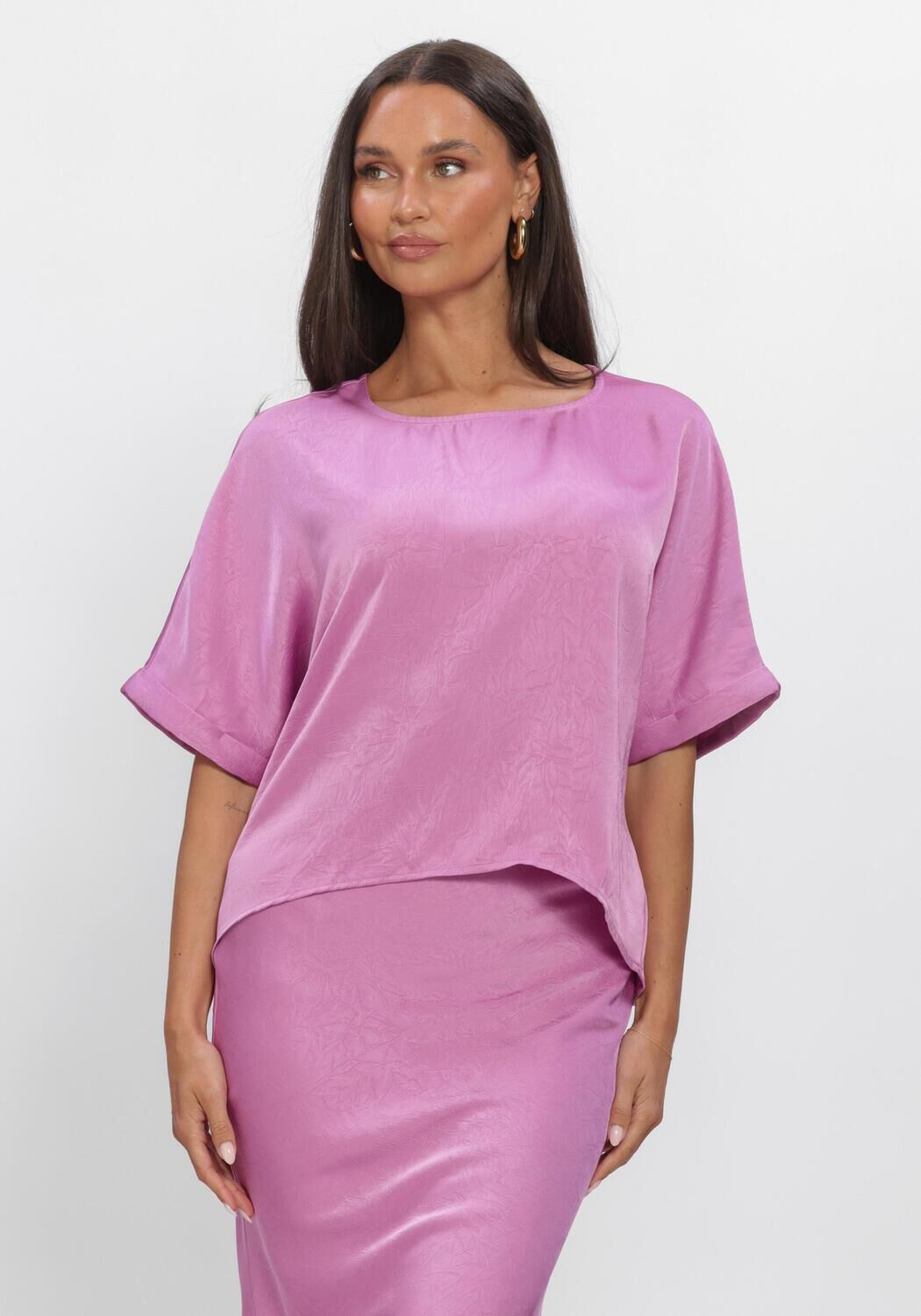 YDENCE TOP PAULA Hauts & T-shirts en rose - large