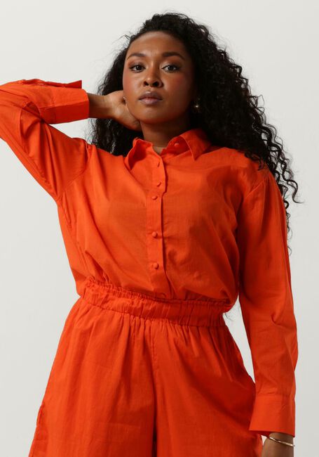 Oranje NOTRE-V  NV-DEON BLOUSE - large