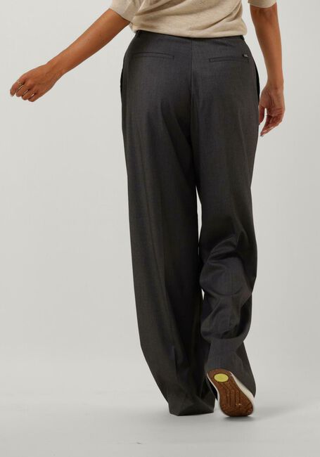 Grijze SCOTCH & SODA Pantalon ROSE PLEATED HIGH-RISE WIDE LEG PANT - large