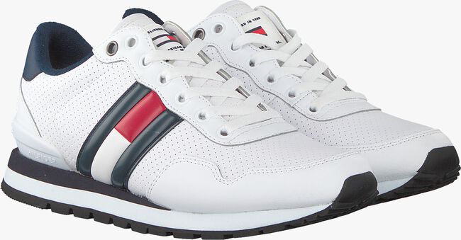 Witte TOMMY HILFIGER Lage sneakers LIFESTYLE - large