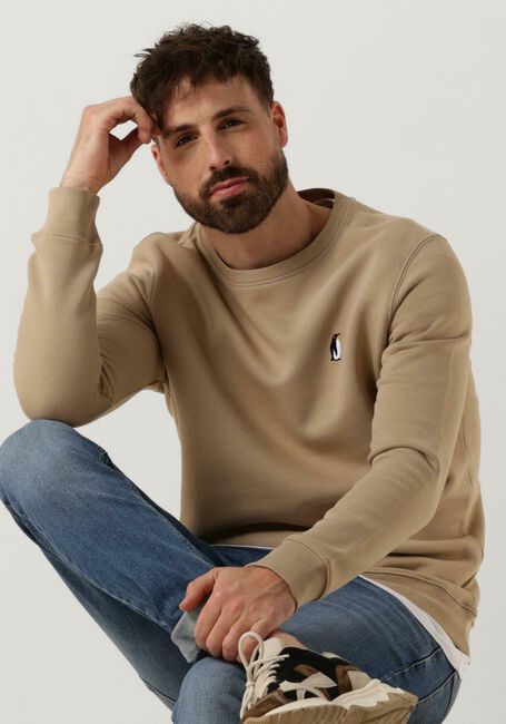 Beige STRØM Clothing Trui SWEATER  - large