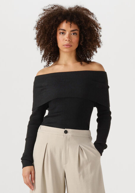 BRUUNS BAZAAR T-shirt TONNA KNIT en noir - large