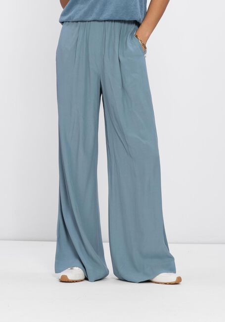BY-BAR Pantalon large BENJI VISCOSE PANTS en bleu - large