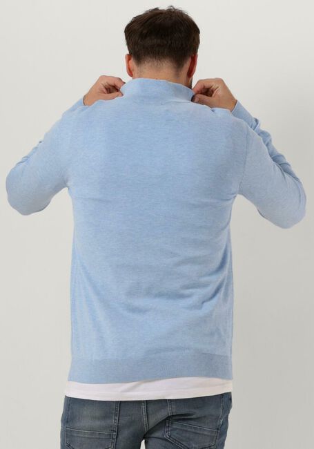 SELECTED HOMME Pull SLHBERG HALF ZIP CARDIGAN NOOS Bleu clair - large