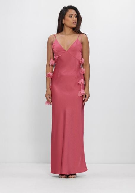 NEO NOIR Robe maxi COLLY HEAVY SATEEN DRESS en rose - large