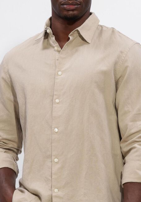 SELECTED MEN Chemise d&eacute;contract&eacute; SLHREGCLAY LINENBLEND LS SHIRT CLA NOOS Sable - large