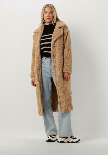 NOTRE-V Manteau Teddy TEDDY COAT LONG en taupe - large