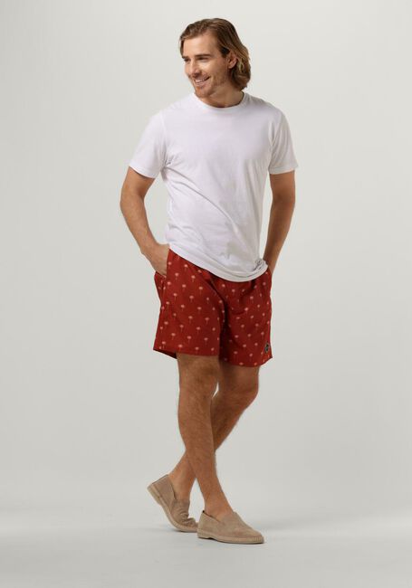 SHIWI  MEN SWIMSHORT SCRATCHED SHIWI PALM en rouge - large