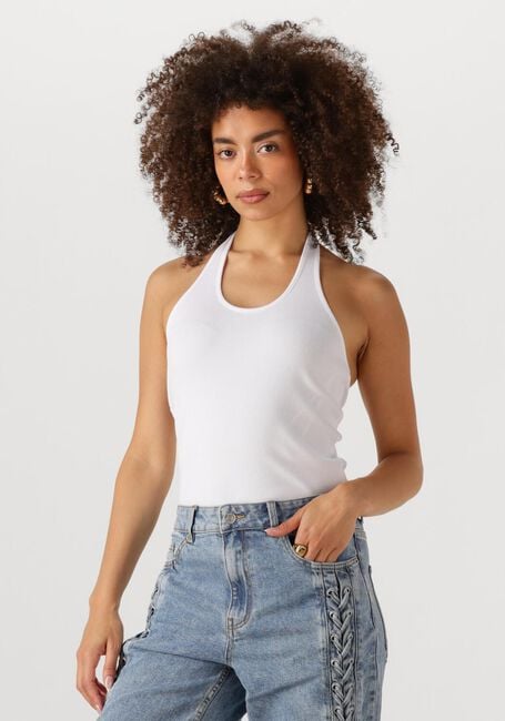 SELECTED FEMME Haut SLFANNA SL HALTERNECK TOP en blanc - large