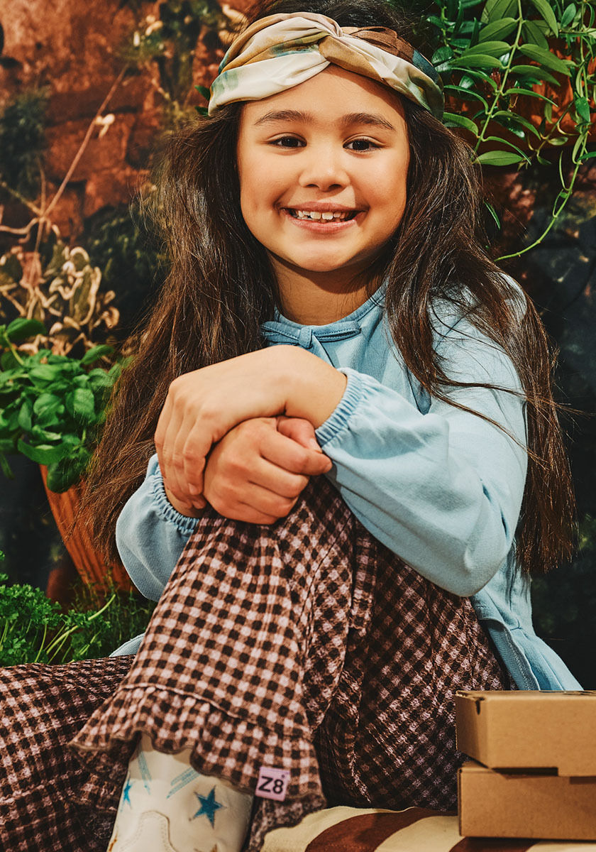 Z8 Pantalon large SPERANZA en marron - large