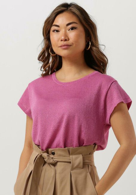 MINUS T-shirt CARLINA KNIT TEE en rose - large