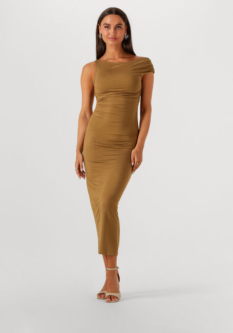 Khaki EDITED Midi jurk ROBINIA DRESS - large