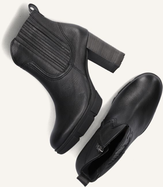 Zwarte PAUL GREEN Enkellaarsjes 9033 Zwarte PAUL GREEN Enkellaarsjes 9033 - large