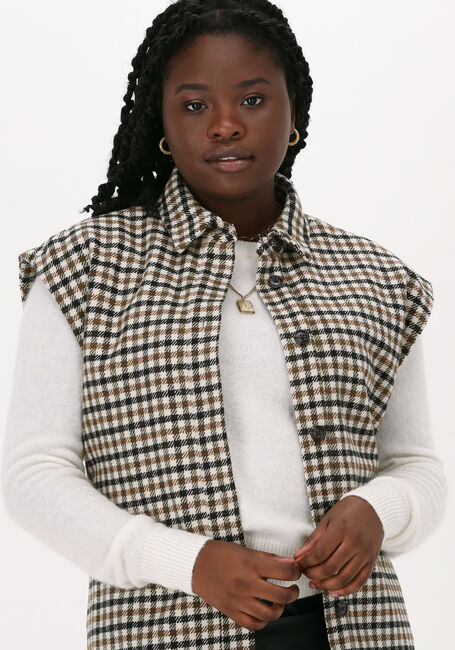 OBJECT Veste sans manches DAISY WAISTCOAT en beige - large