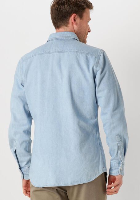 Blauwe PROFUOMO  OVERSHIRT DENIM LIGHT - large
