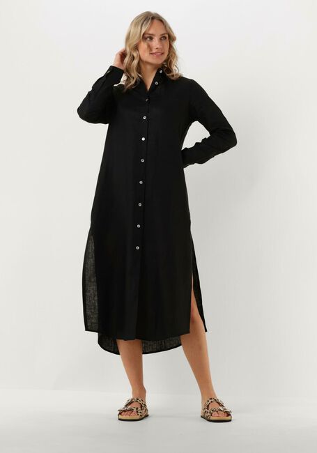 RESORT FINEST Robe midi SHIRT DRESS en noir - large
