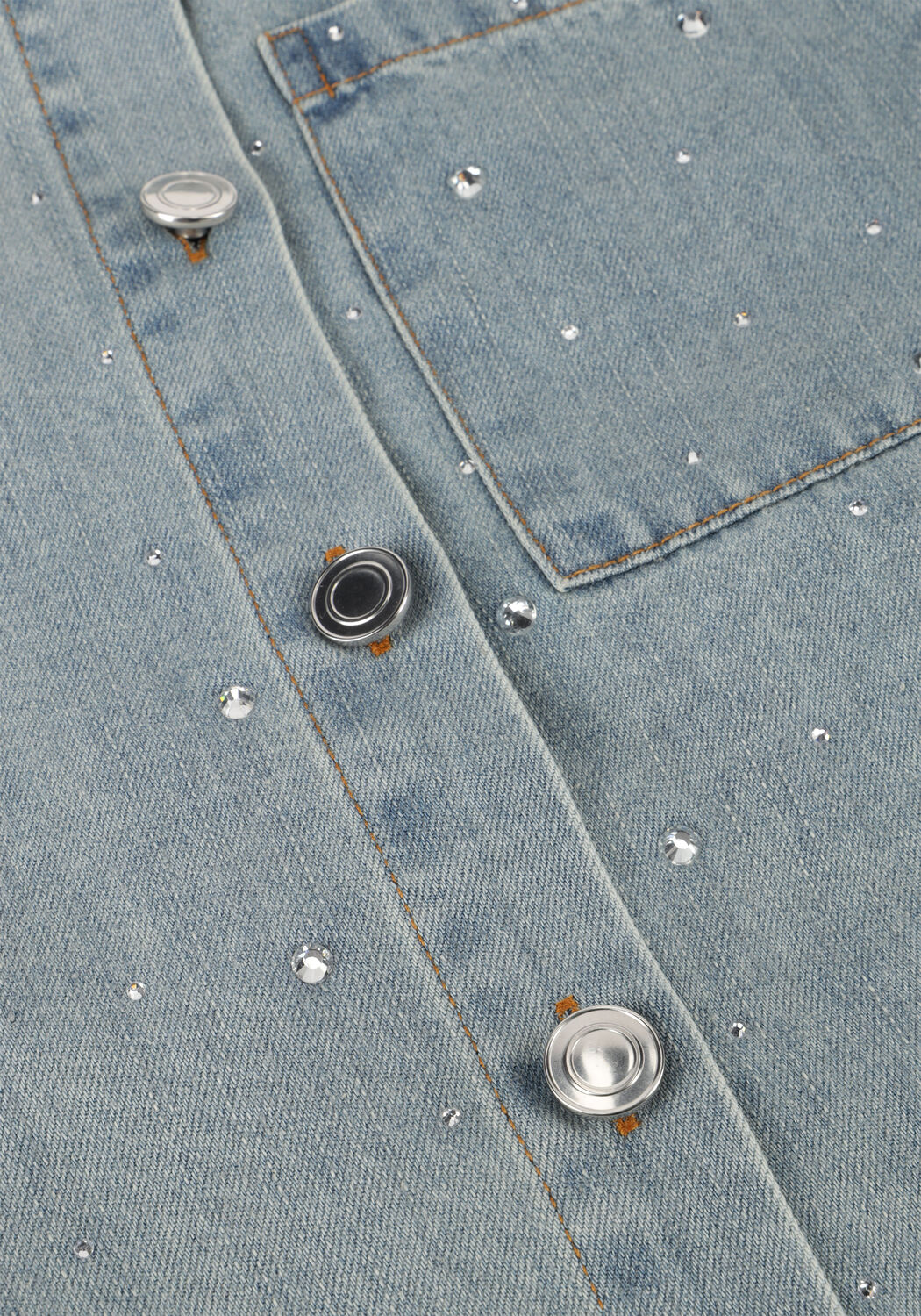 Blauwe STUDIO AMAYA  STORM BLOUSE - large