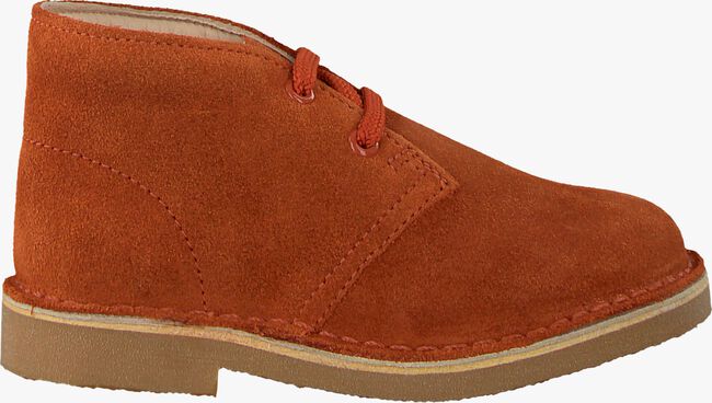 CLARKS Chaussures à lacets DESERT BOOT KIDS en orange - large