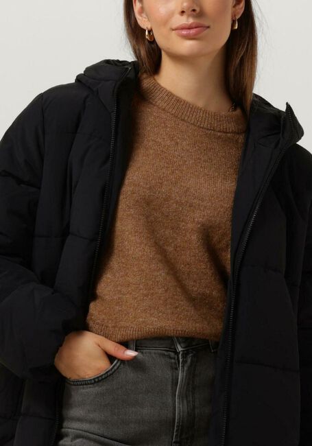 Zwarte SELECTED FEMME Gewatteerde jas SLFJANINA LONG PUFFER COAT - large