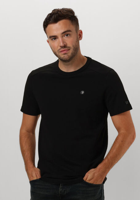 CAST IRON T-shirt SHORT SLEEVE R-NECK ESSENTIAL COTTON en noir - large