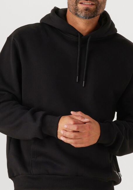Zwarte LES DEUX Sweater DANTON HOODIE - large