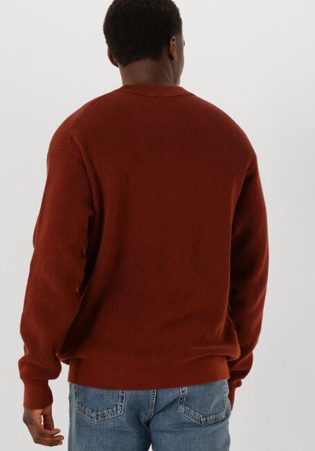 CALVIN KLEIN Pull LS EZ COTTON WAFFLE CREWNK SWTR 9 en rouge - large