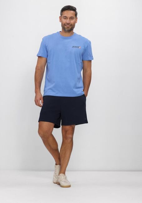 TOMMY JEANS T-shirt TJM REG VINTAGE LA BCK SS T EXT en bleu - large