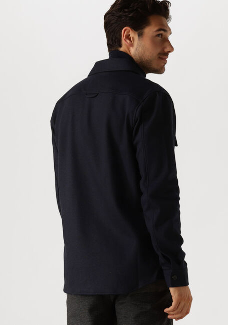 PROFUOMO Surchemise OVERSHIRT KNITTED en bleu - large
