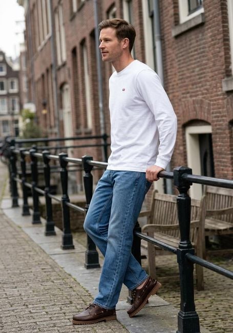 Blauwe LEVI'S Straight leg jeans 501 LEVIS ORIGINAL FIT - large