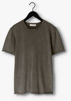 PUREWHITE T-shirt FLAT KNITTED SHIRT SHORTSLEEVE WITH SMALL LOGO ON CHEST Olive