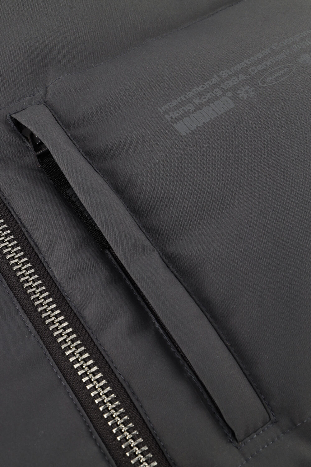 WOODBIRD Veste matelass&eacute; DAPPER en gris - large