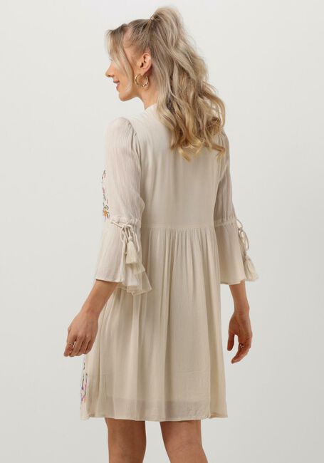 Beige Y.A.S. Midi jurk YASCHELLA 3/4 TUNIC DRESS - large